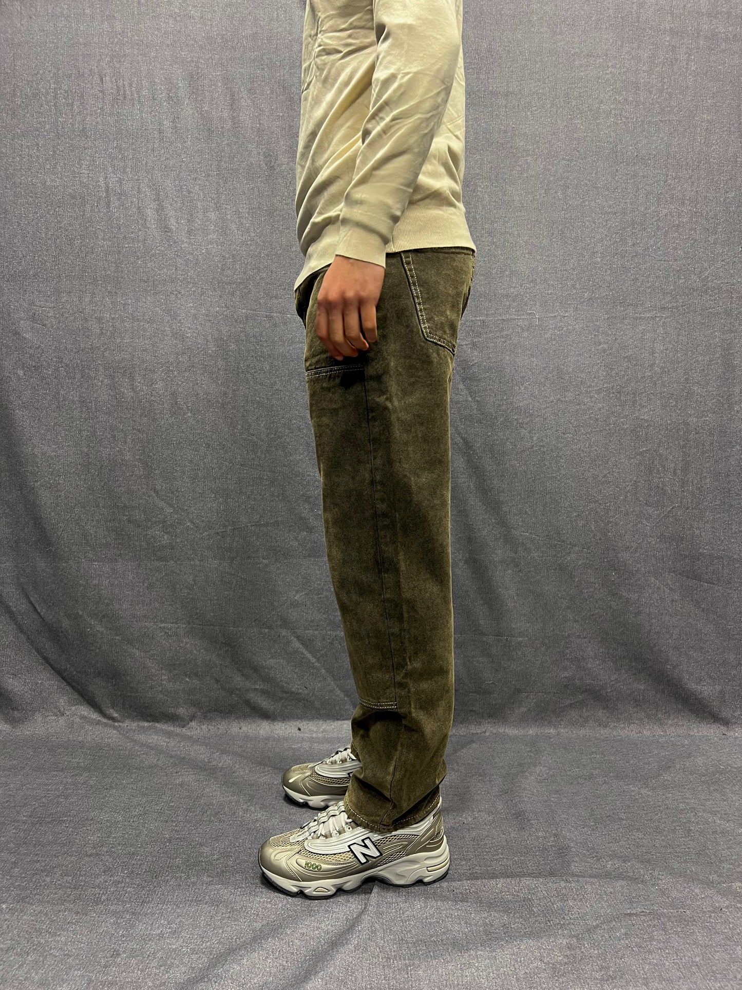 JEANS CARPENTER STRAIGHT FIT VERDI ACID WASH