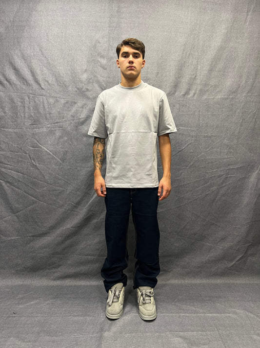 T-SHIRT BOXY FIT GRIGIA MEDIUM WEIGHT