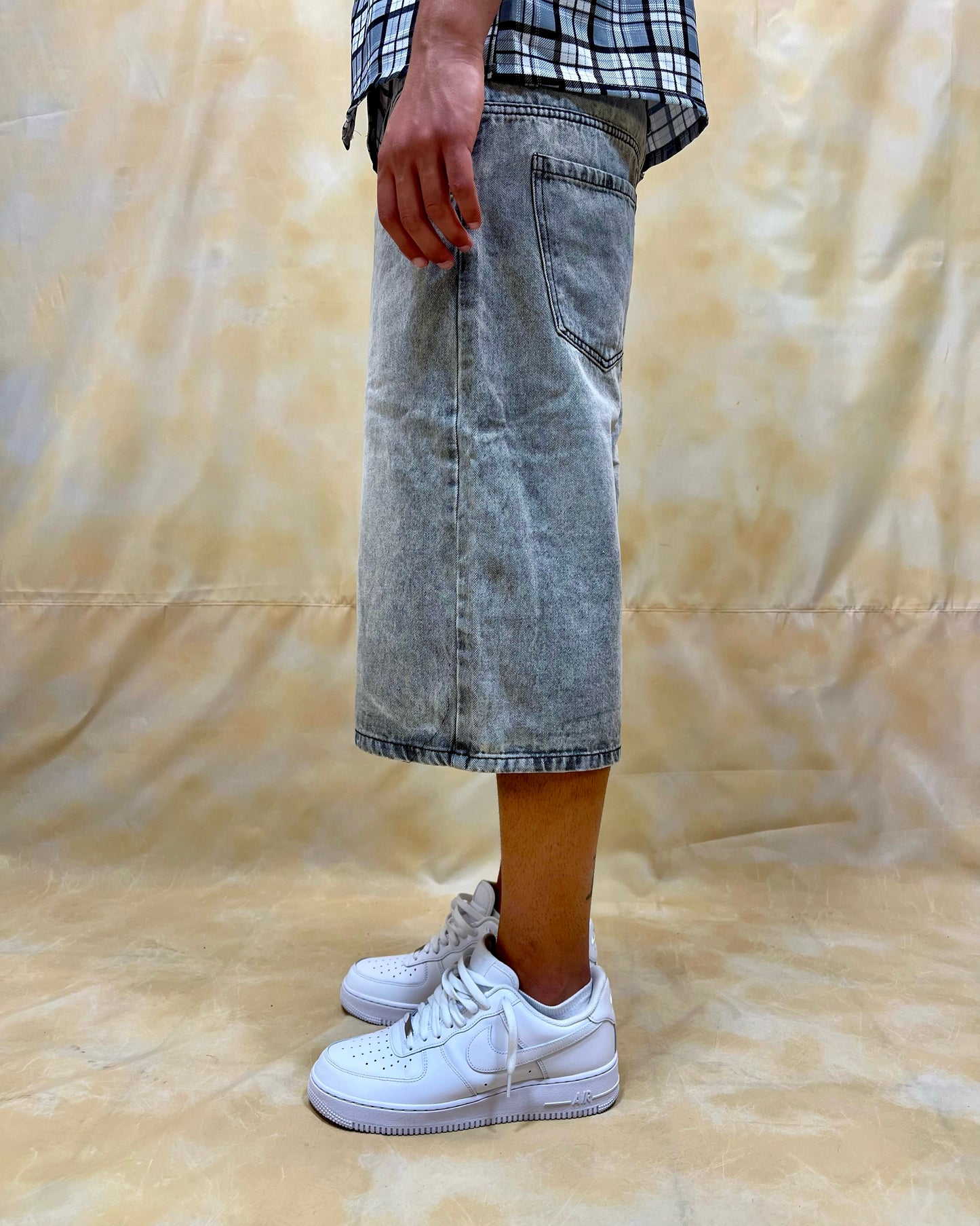 BERMUDA JORTS GRIGI LAVAGGIO STONE