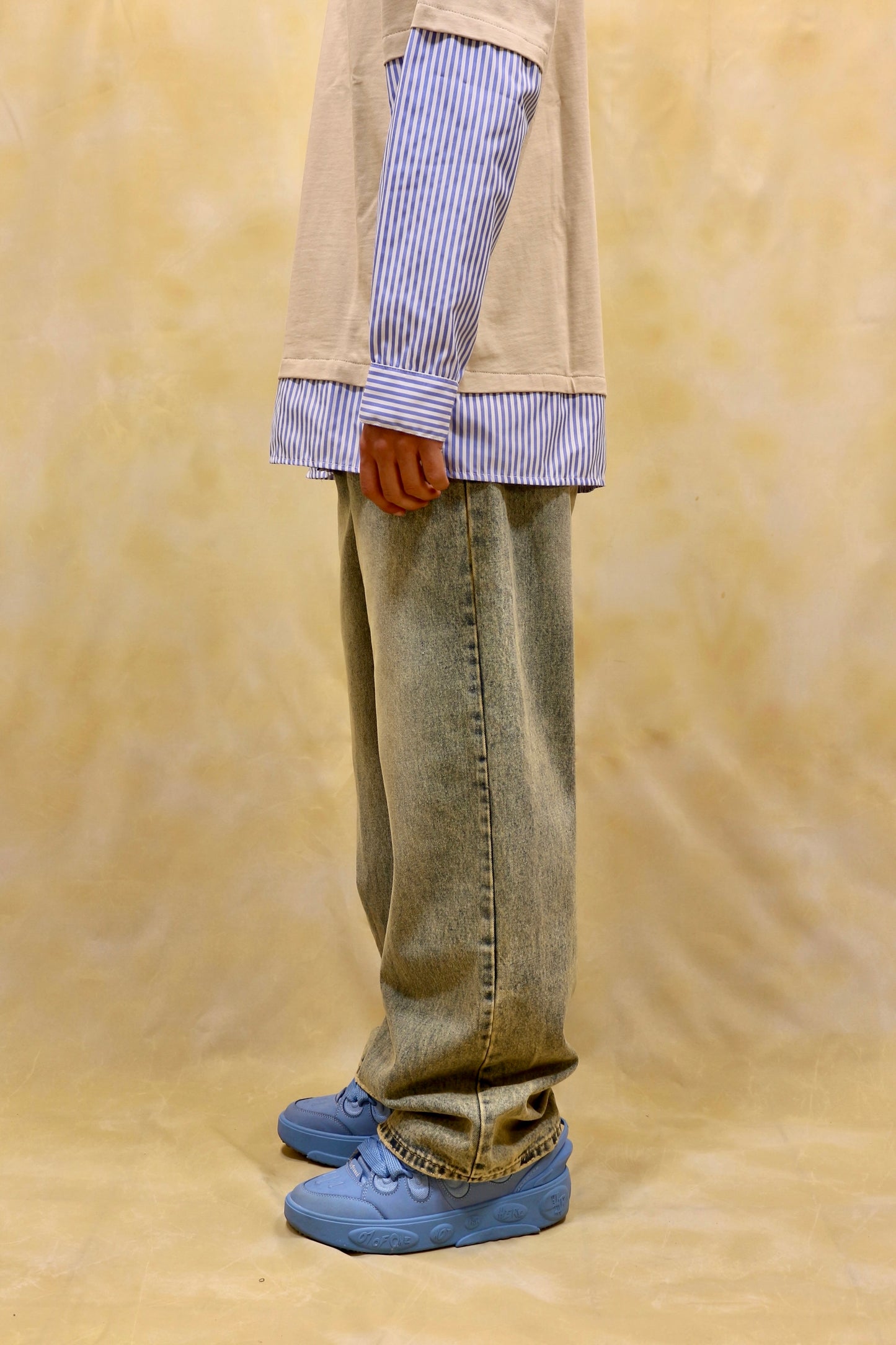 JEANS BAGGY FIT LAVAGGIO SABBIATO