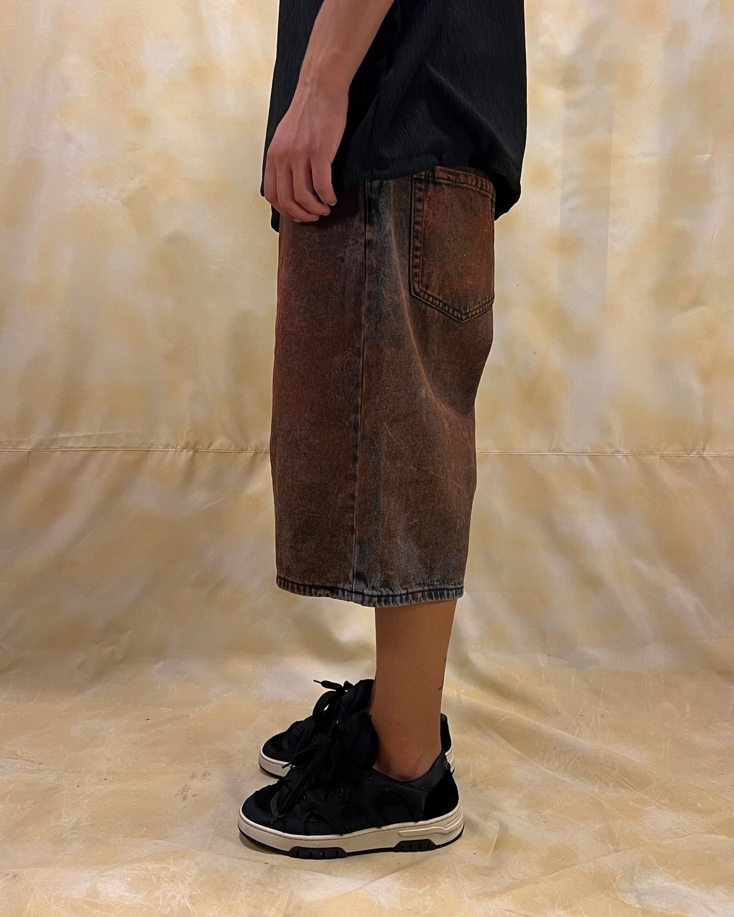 BERMUDA JORTS RUGGINE LAVAGGIO ACID WASH