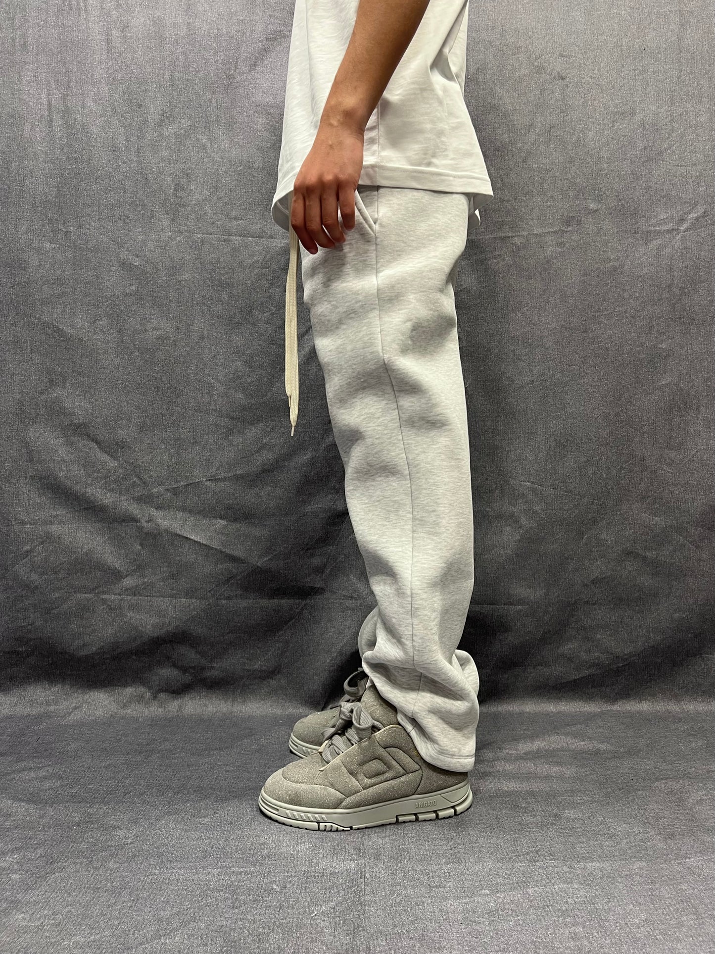 PANTALONI JOGGING LOOSE FIT GRIGI