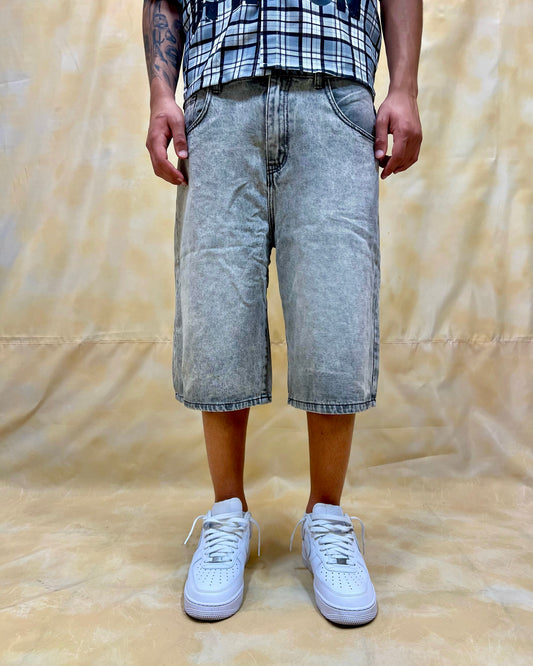 BERMUDA JORTS GRIGI LAVAGGIO STONE