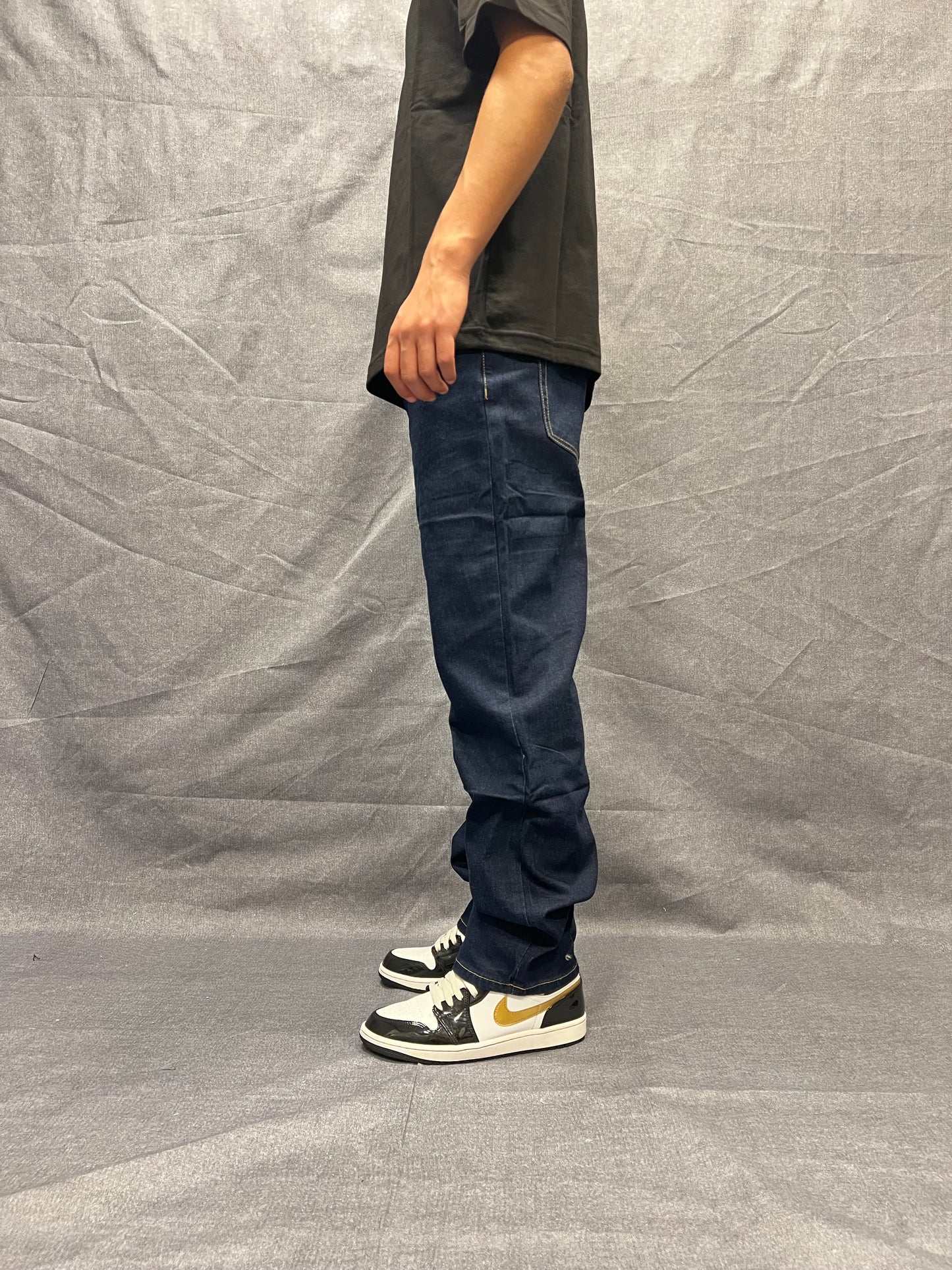 JEANS BAGGY FIT BLU INDACO LAVAGGIO ZERO