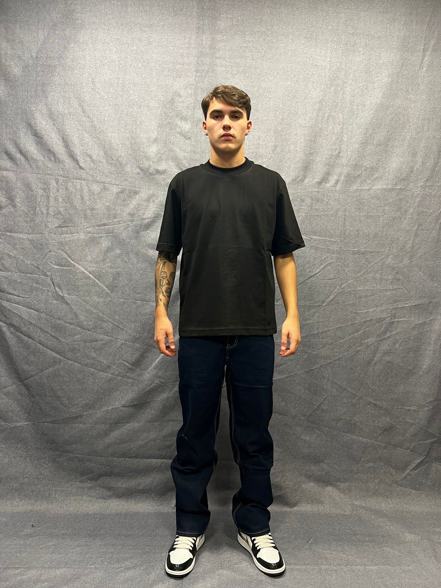 JEANS BAGGY FIT BLU INDACO LAVAGGIO ZERO