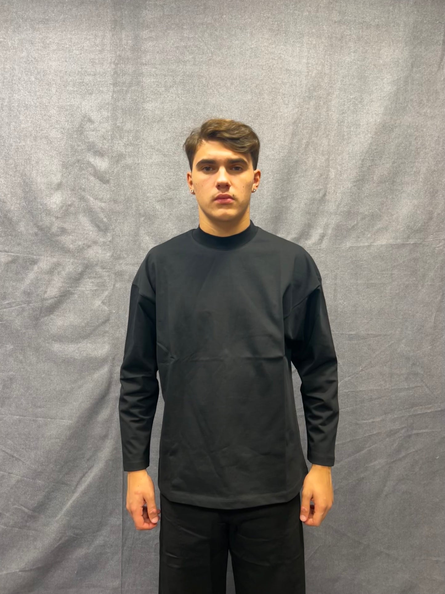 T-SHIRT LONGSLEEVE NERA