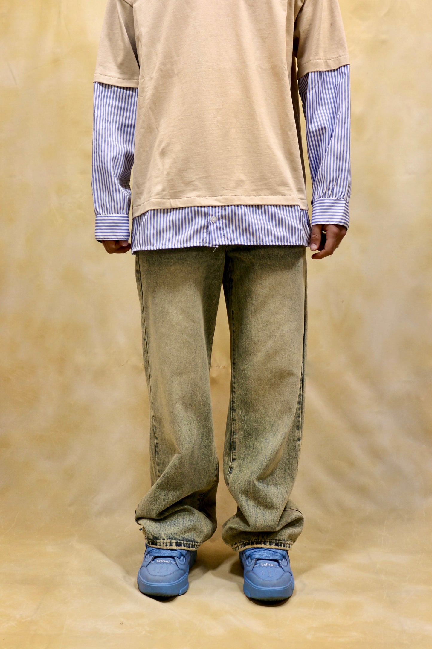 JEANS BAGGY FIT LAVAGGIO SABBIATO