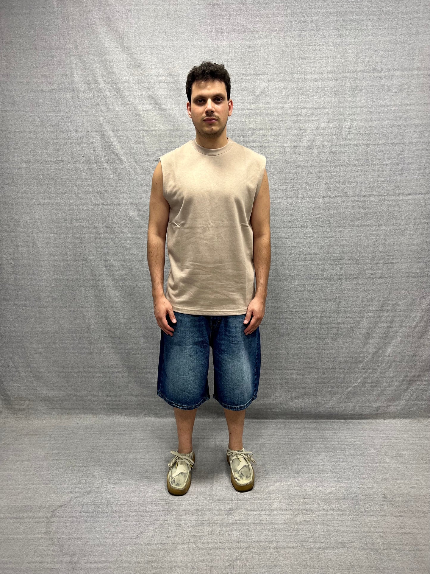 CANOTTA RELAXED FIT BEIGE