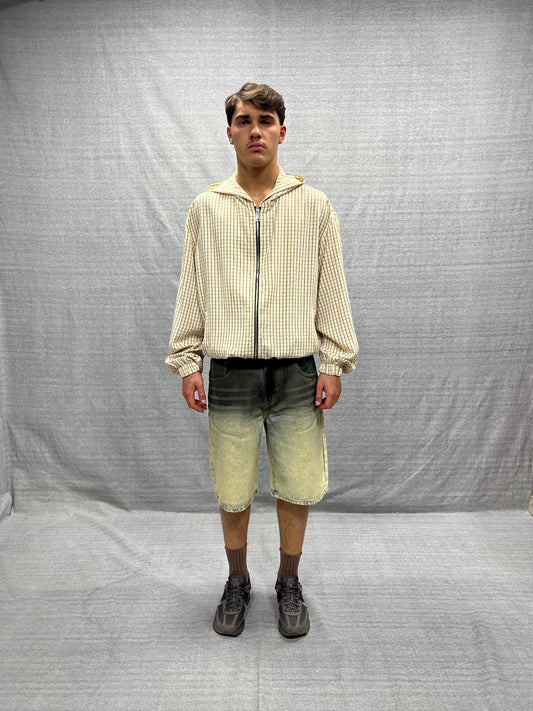 BERMUDA JORTS BEIGE LAVAGGIO SABBIATO DÉGRADÉ