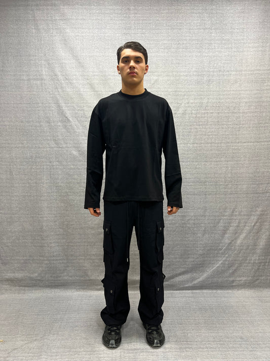T-SHIRT LONGSLEEVE NERA