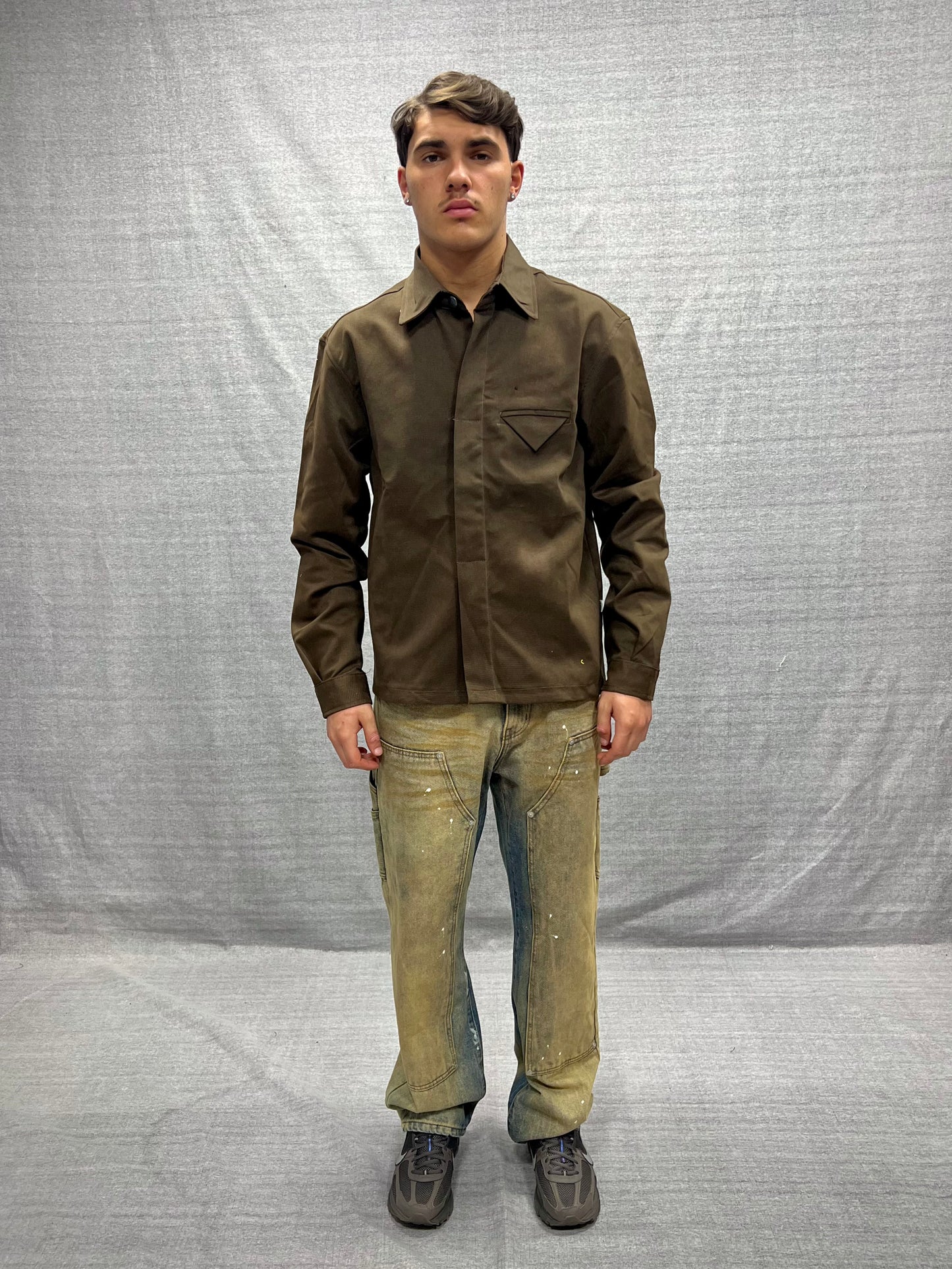 JEANS CARPENTER BAGGY FIT BEIGE LAVAGGIO SABBIATO