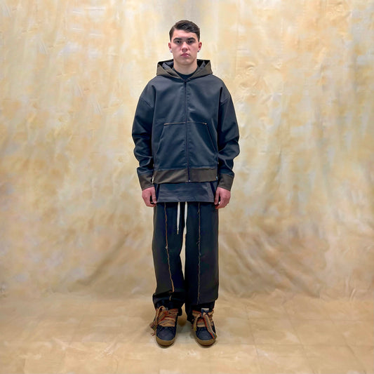 TUTA RELAXED FIT ANTRACITE E MOCHA