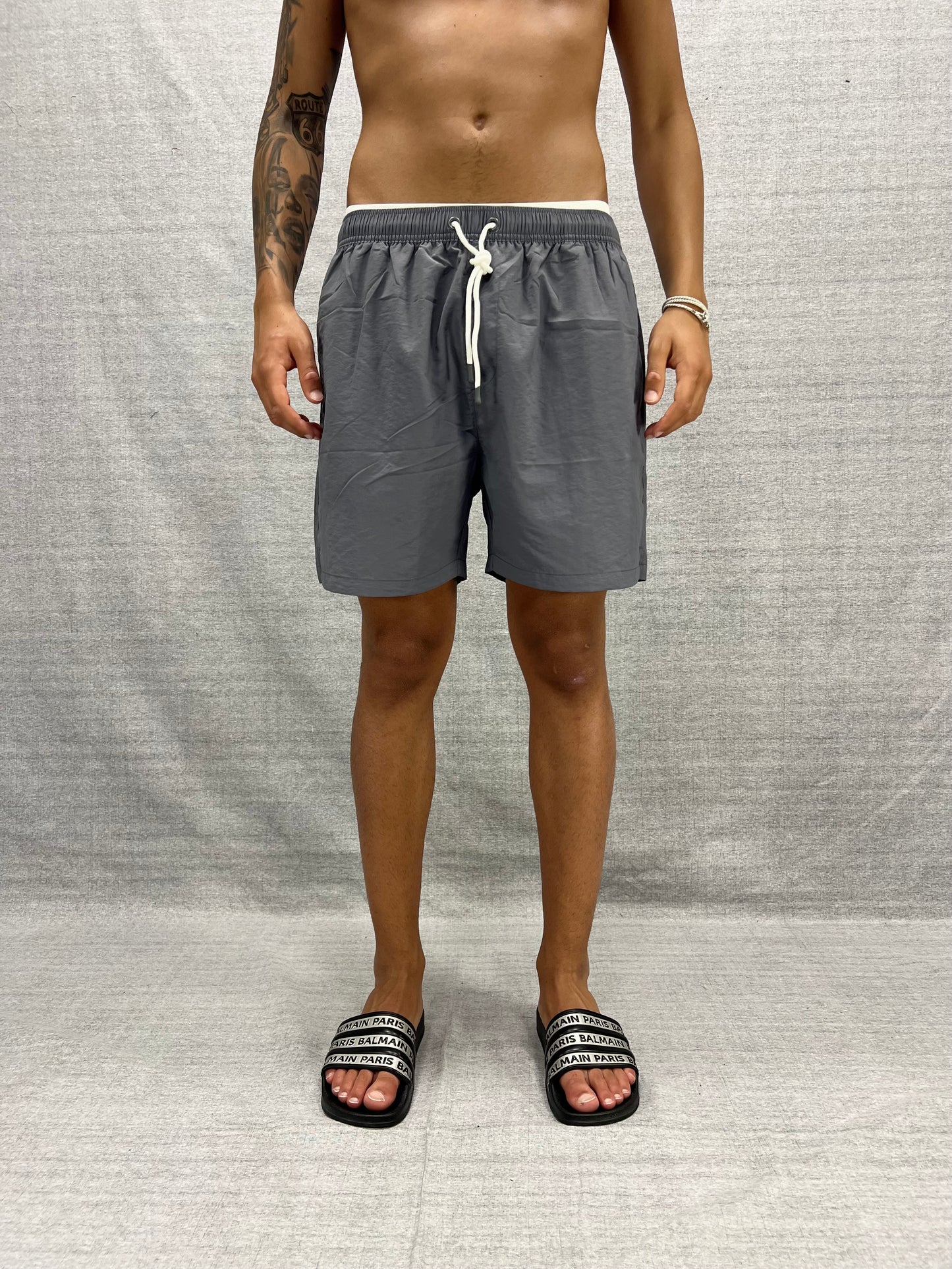 COSTUME DA BAGNO BASIC GRIGIO