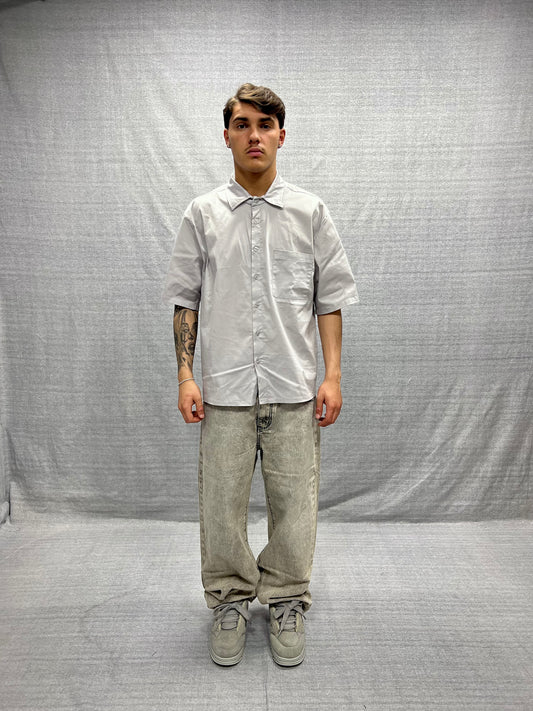JEANS BALLOON FIT GRIGI ACID WASH CON VENATURE