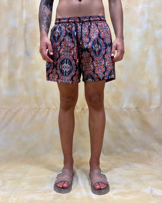 COSTUME DA BAGNO CON FANTASIA GEOMETRICA