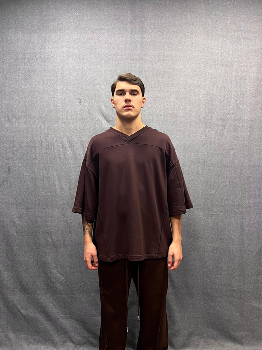 T-SHIRT BOXY FIT BORDEAUX FOOTBALL AMERICANO