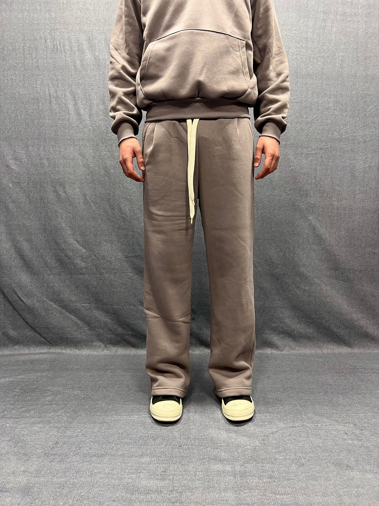 PANTALONI JOGGING LOOSE FIT TORTORA