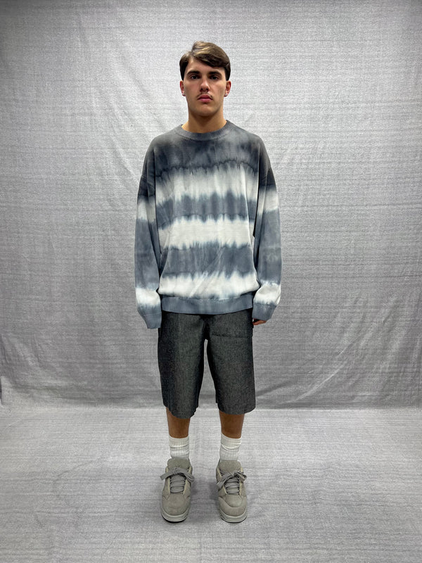 BERMUDA JORTS GRIGI RAW DENIM