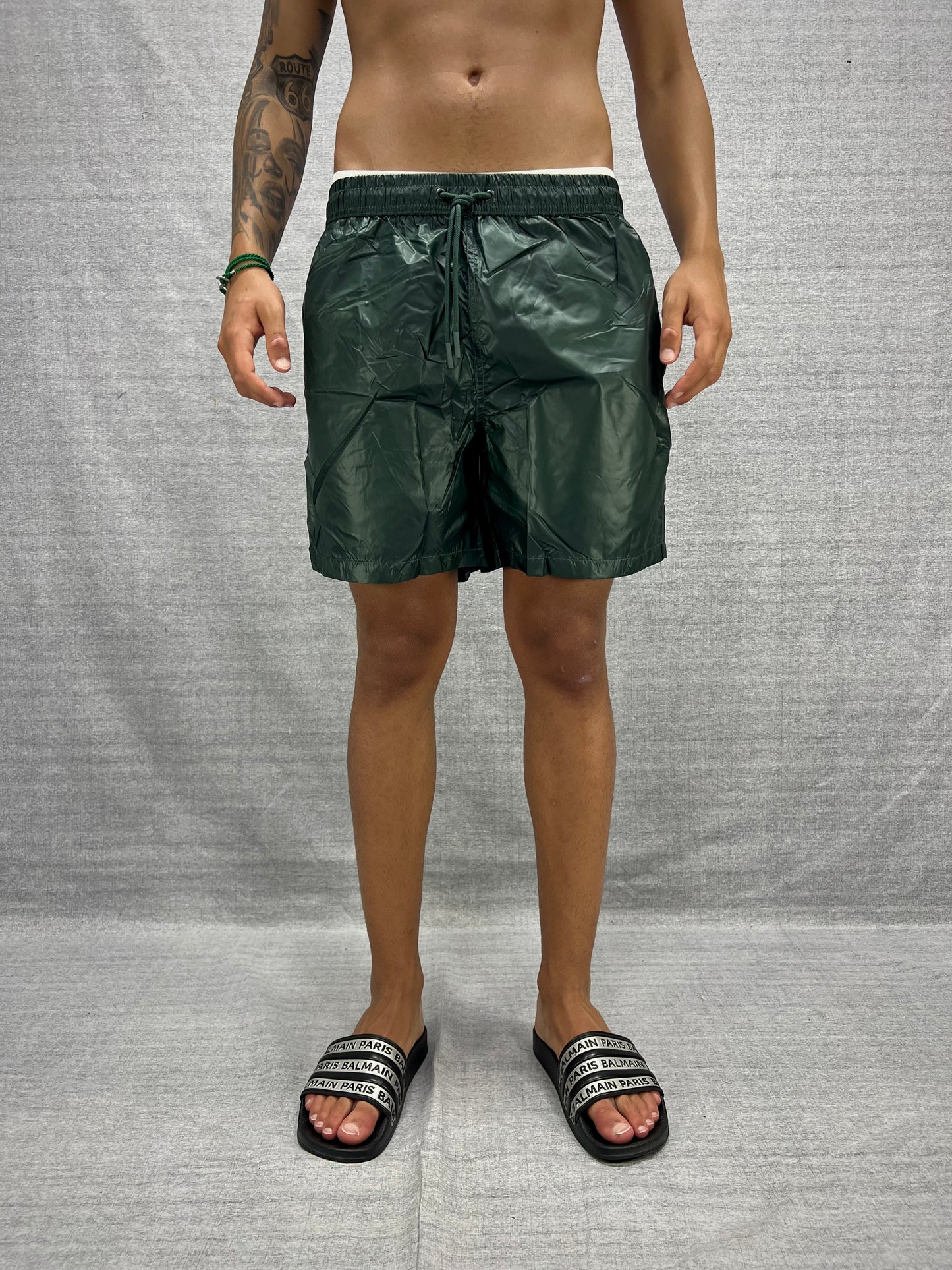 COSTUME DA BAGNO VERDE LUCIDO