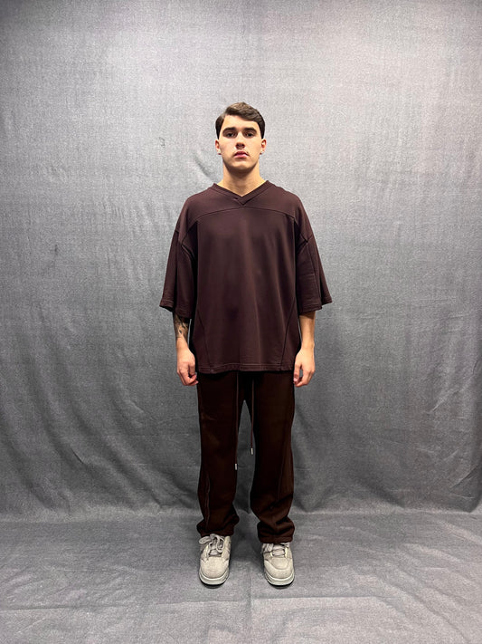 T-SHIRT BOXY FIT BORDEAUX FOOTBALL AMERICANO