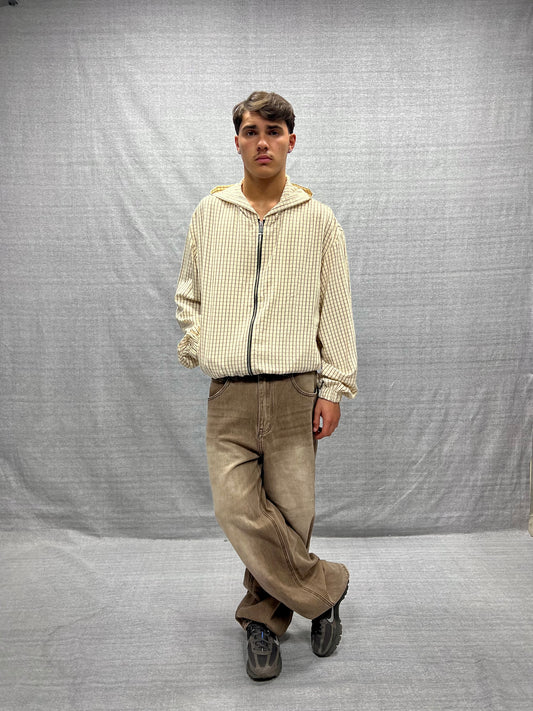 JEANS BAGGY FIT MARRONI LAVAGGIO STONE
