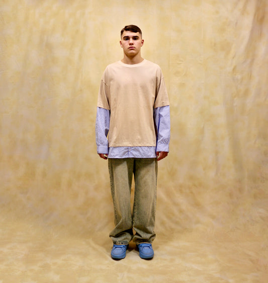 JEANS BAGGY FIT LAVAGGIO SABBIATO