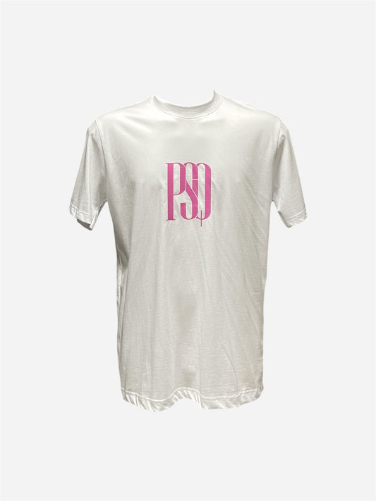 T-SHIRT BOXY FIT BIANCA CON STAMPA GRAFICA