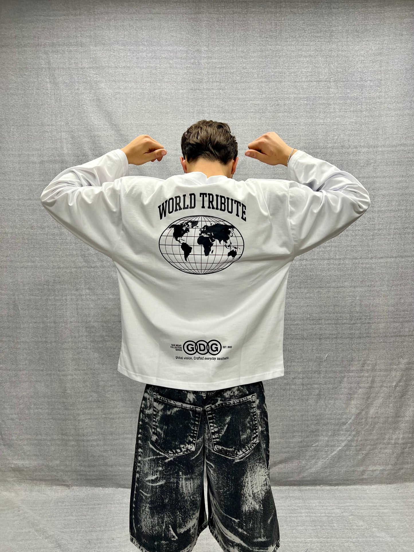T-SHIRT LONGSLEEVE BIANCA WORLD TRIBUTE