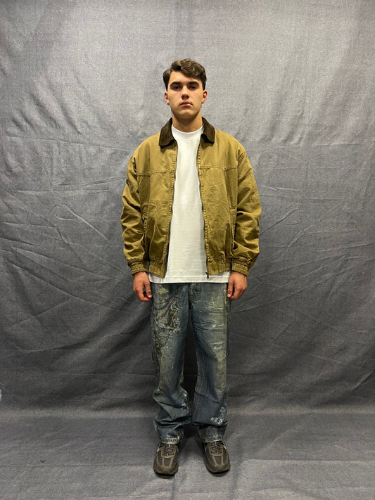 JEANS BAGGY FIT BLU CHIARO STAMPA TROMPE L’ŒIL LAVAGGIO STONE
