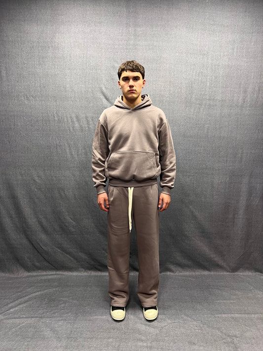 PANTALONI JOGGING LOOSE FIT TORTORA