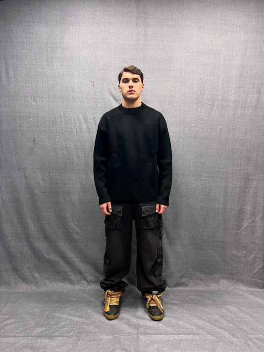 JEANS PARACHUTE CARGO BAGGY FIT NERI LAVAGGIO STONE