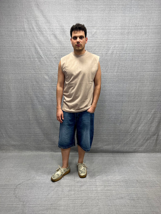 CANOTTA RELAXED FIT BEIGE