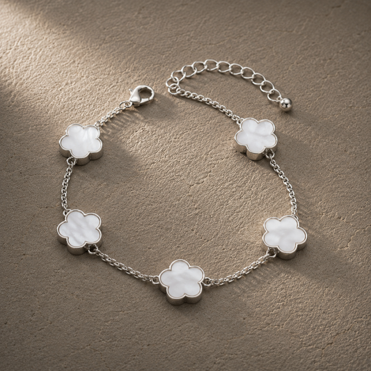 BRACCIALE CLOVER MADREPERLA