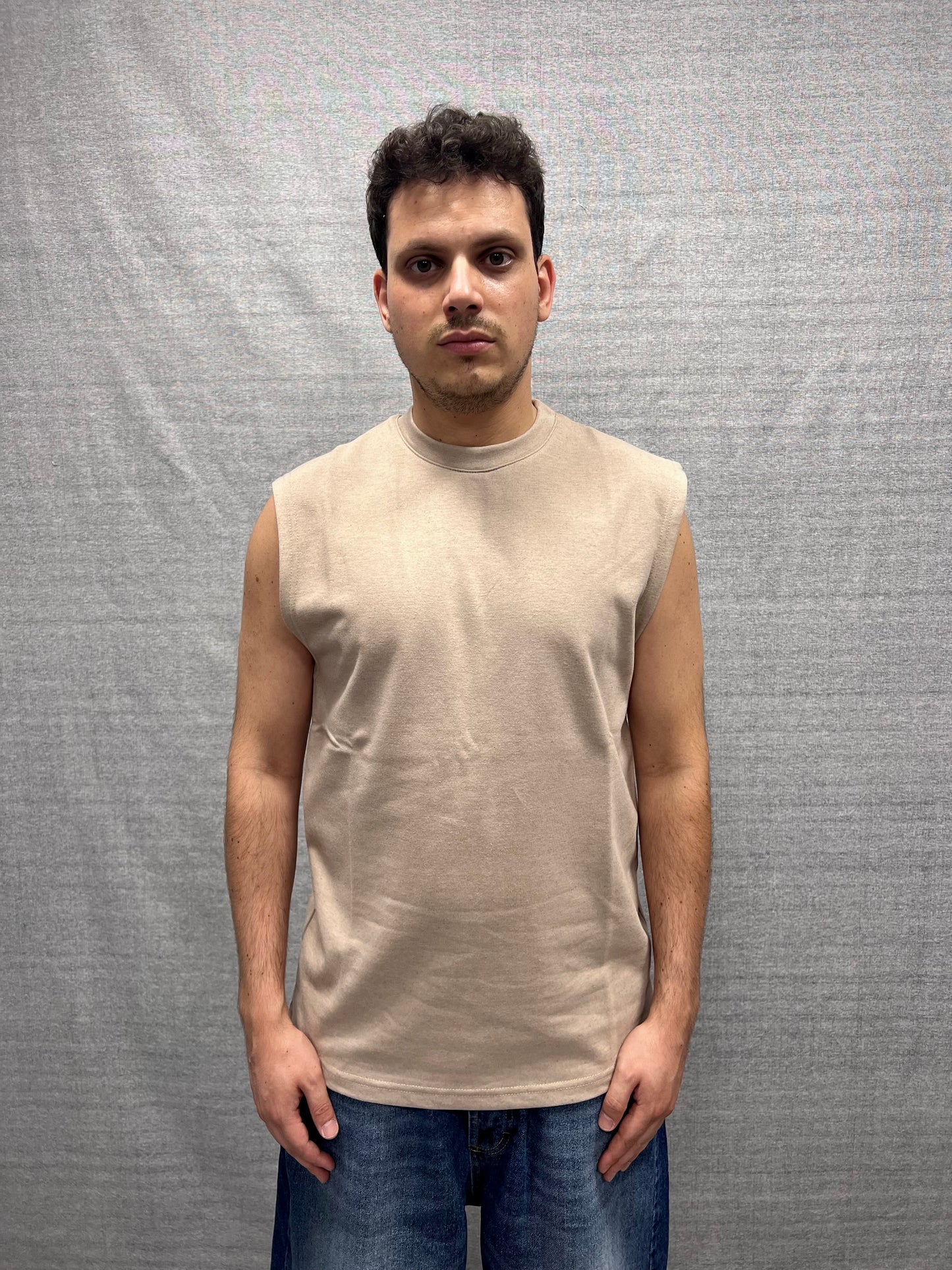 CANOTTA RELAXED FIT BEIGE