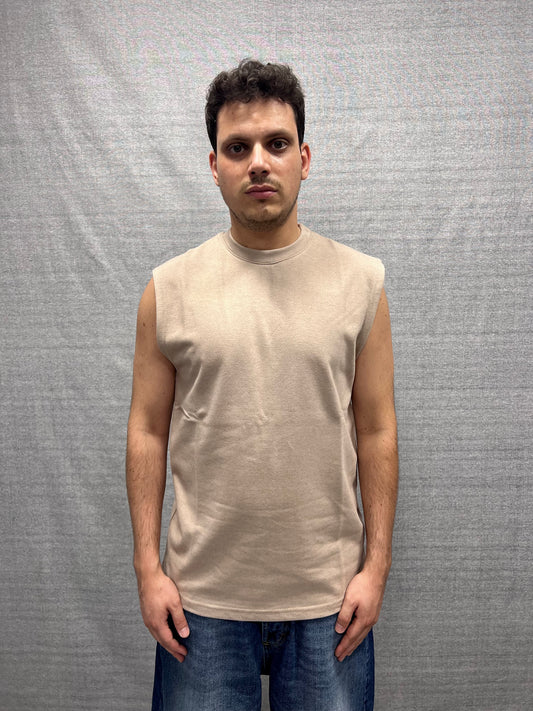 CANOTTA RELAXED FIT BEIGE