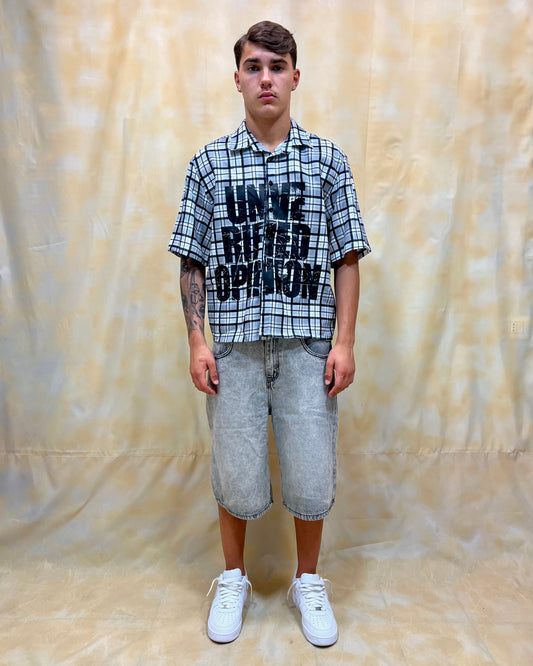 BERMUDA JORTS GRIGI LAVAGGIO STONE